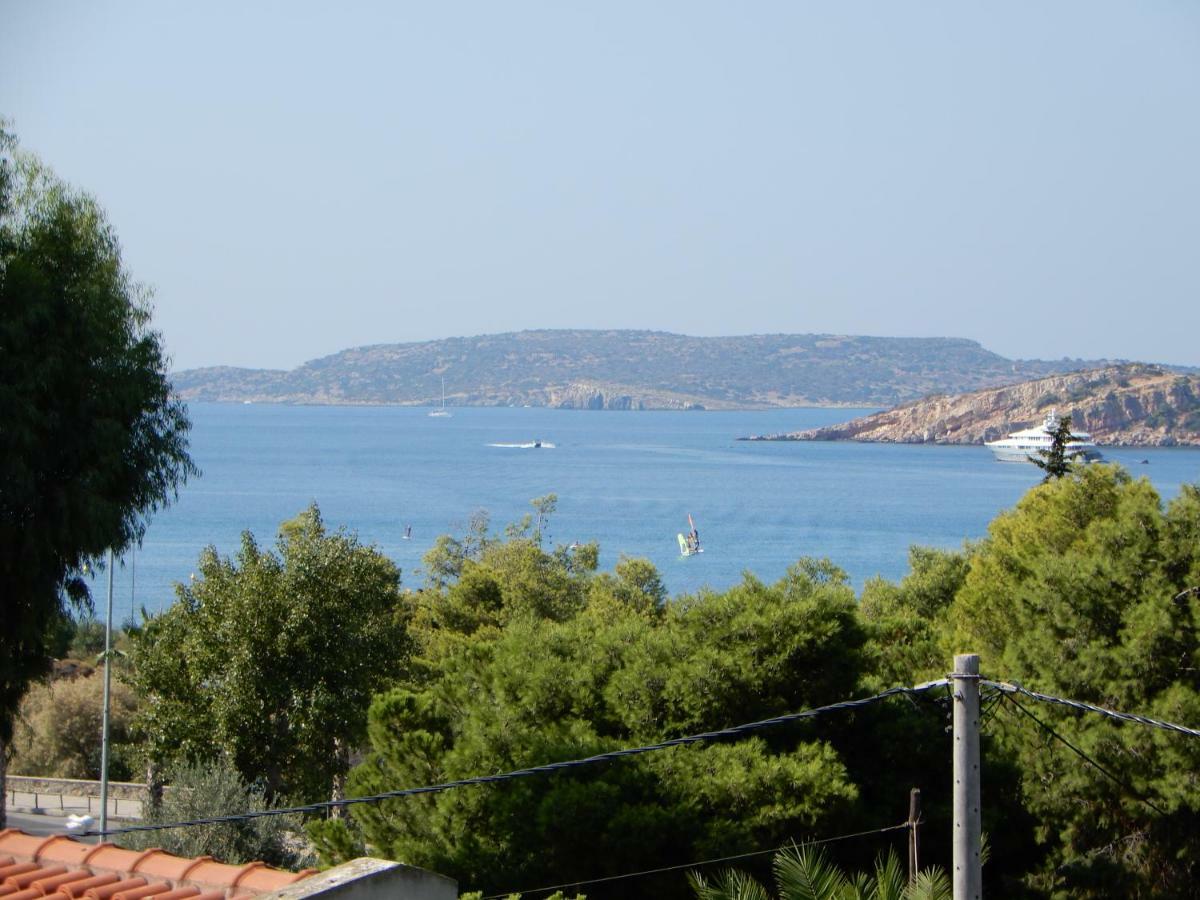 Comfortable Garden Apt Near Vouliagmeni Beach Athene Buitenkant foto