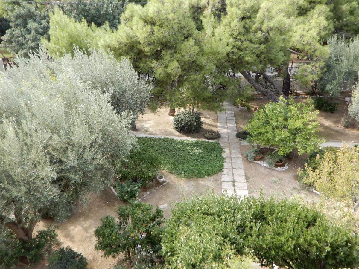 Comfortable Garden Apt Near Vouliagmeni Beach Athene Buitenkant foto